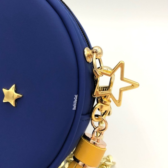 🆕 Dior Beauty Cosmetic Pouch to Crossbody Bag Purse Case, Blue Round Circle New - Picture 2 of 10